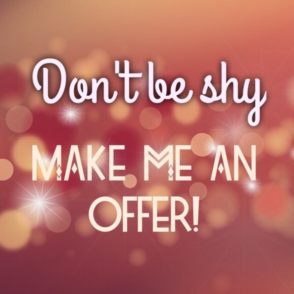 Reasonable offers welcome